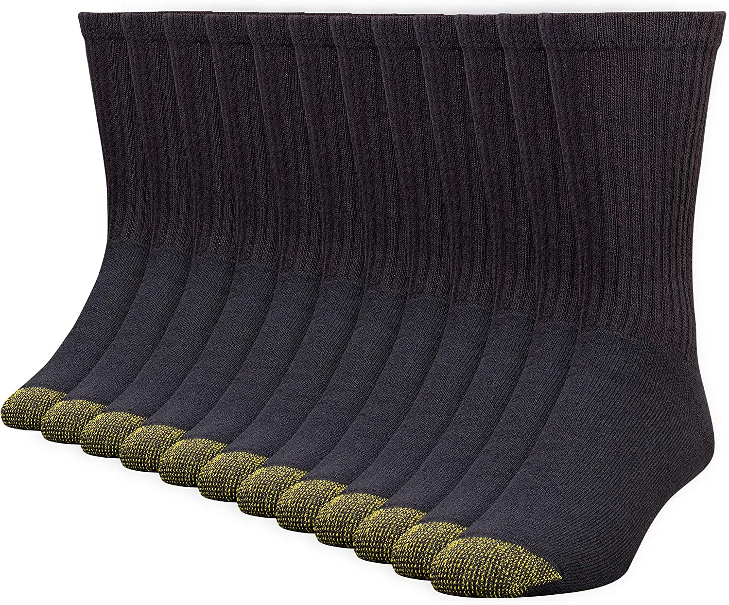 Men'S 656S Cotton Crew Athletic Socks (Multipack)